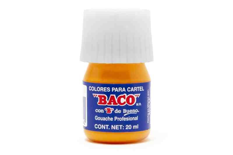 PINTURA CARTEL BACO 52 20ML.AMARILLO OBSCURO E.10C.200