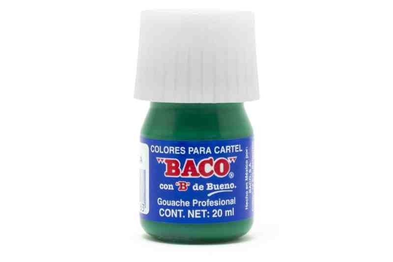 PINTURA CARTEL BACO 63 20ML.VDE.ESMERALDA E.10 C.200