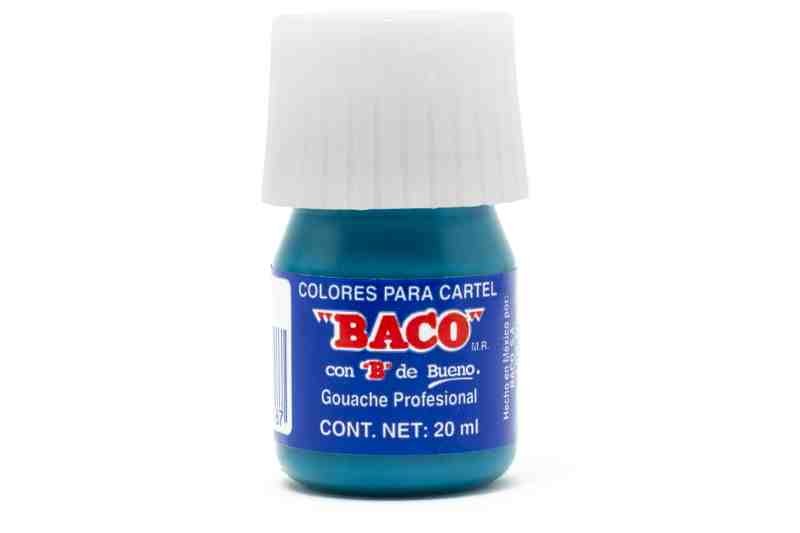 PINTURA CARTEL BACO 65 20ML.AZUL TURQUESA E.10 C.200