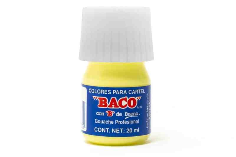 PINTURA CARTEL BACO 80 20ML AMARILLO PASTEL E.10 C.200