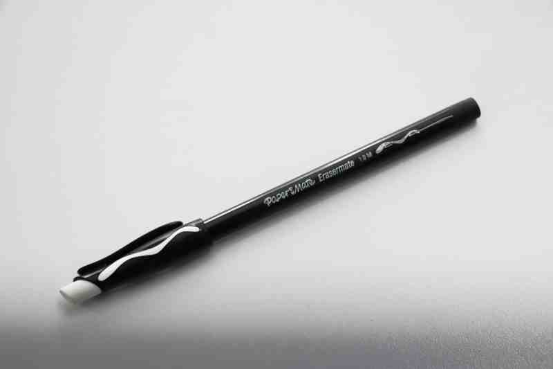 BOLIGRAFO ERASER MATE 1.0MM NEGRO E12 C144