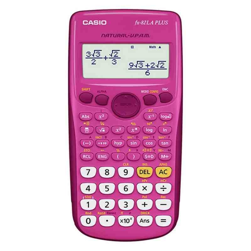 CALCULADORA.. CIENT. CASIO FX-82PK 252 FUNC. ROSA E10 C.40