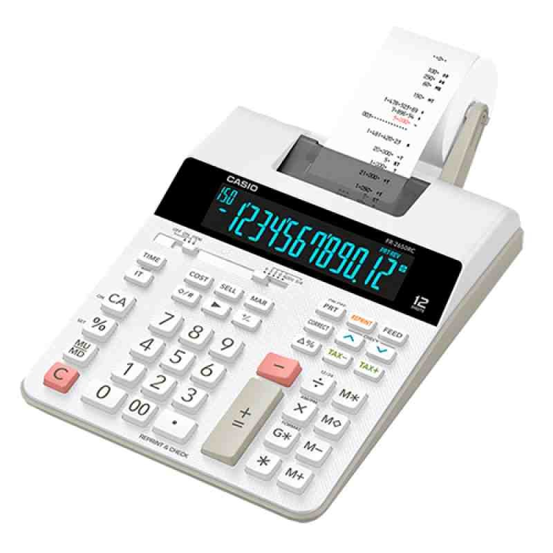 CALCULADORA ESCRIT. CROLLO CASIO FR-2650RC 12DIG. C.4