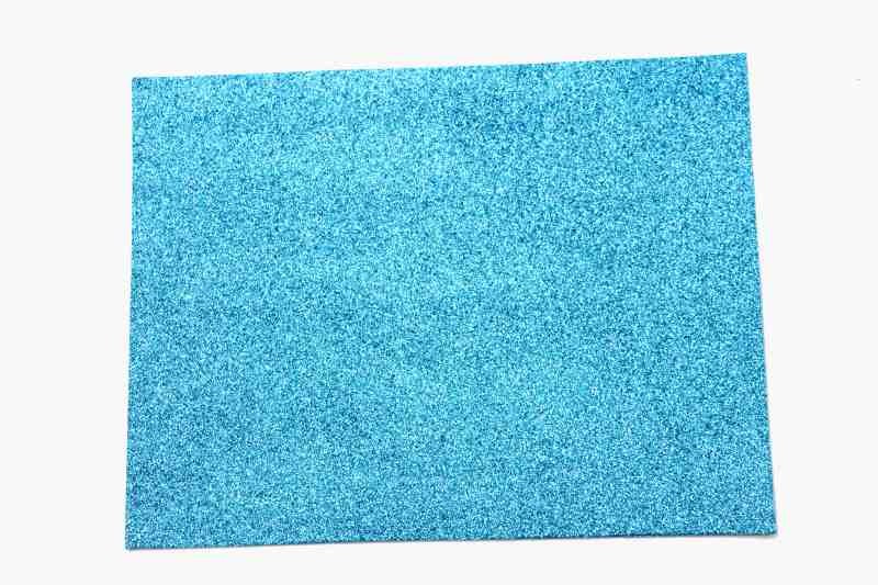 FOAMY DIAMANTADO 55X43CM. AZUL TURQUESA E10 C300