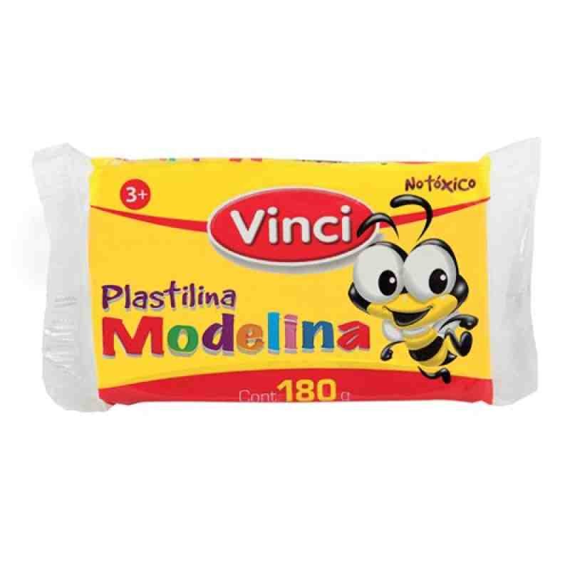 PLASTILINA MODELINA VINCI 180G. AMARILLO E.5 C.100