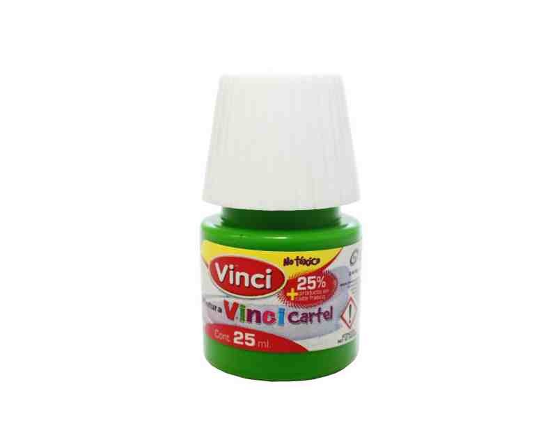 PINTURA CARTEL 62 VINCI 25ML.VDE.AMARILLO C.10 C.200