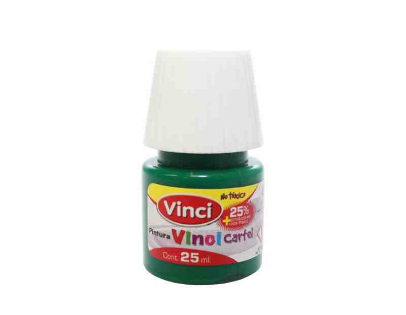 PINTURA CARTEL 63 VINCI 25ML.VDE.ESMERALDA E.10 C.200