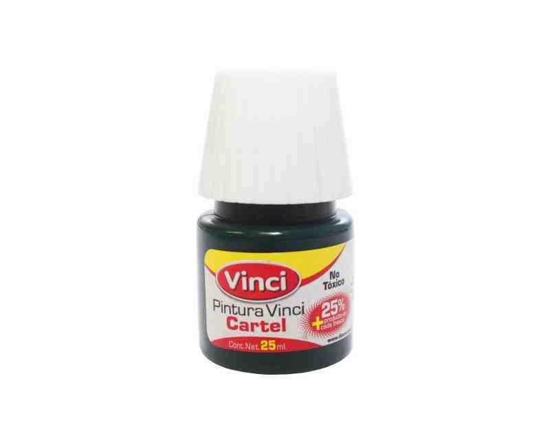 PINTURA CARTEL 63A VINCI 25ML.VDE.OBSCURO E.10 C.200