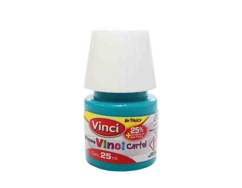 PINTURA CARTEL 65 VINCI 25ML.AZUL TURQUESA E.10 C.200