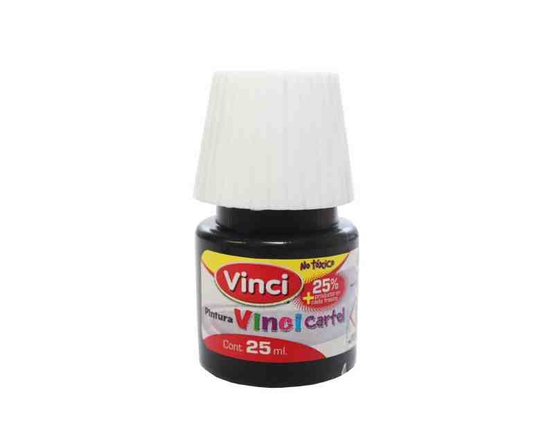 PINTURA CARTEL 73 VINCI 25ML. NEGRO BUJIA E.10 C.200