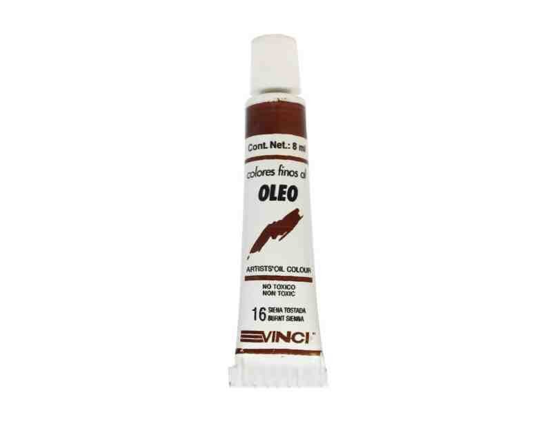 PINTURA OLEO 16 VINCI TUBO 8ML.SIENA TOSTADA E4 C60