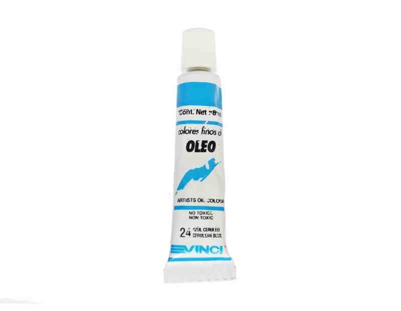PINTURA OLEO 24 VINCI TUBO 8ML.AZUL CERULEO E.4 C.60