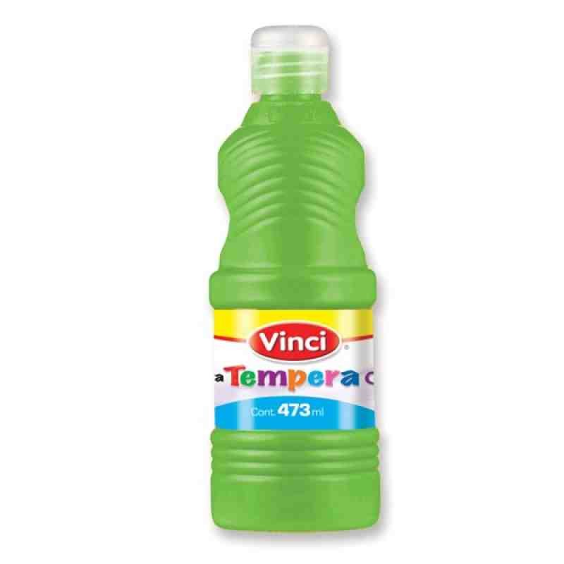 PINTURA TEMPERA VINCI 473ML. VERDE FLUOR. C.12