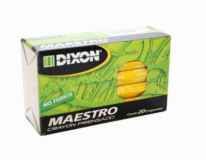 CRAYON PRENSADO MAESTRO DIXON AMARILLO E.20 C.360