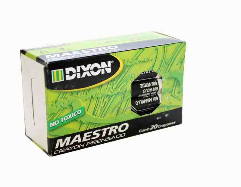 CRAYON PRENSADO MAESTRO DIXON BLANCO E.20 C.360