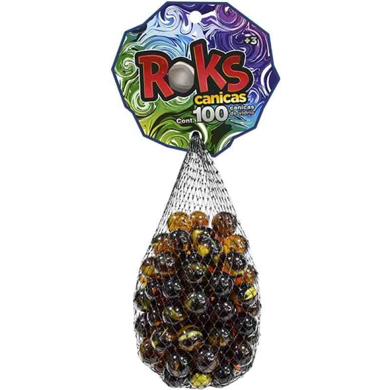 CANICAS ROKS RED C100PZ. SURT. C.36