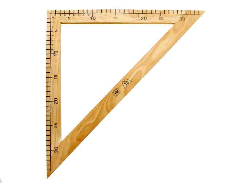 ESCUADRA MADERA 45 GRADOS IND. SILVA E.30