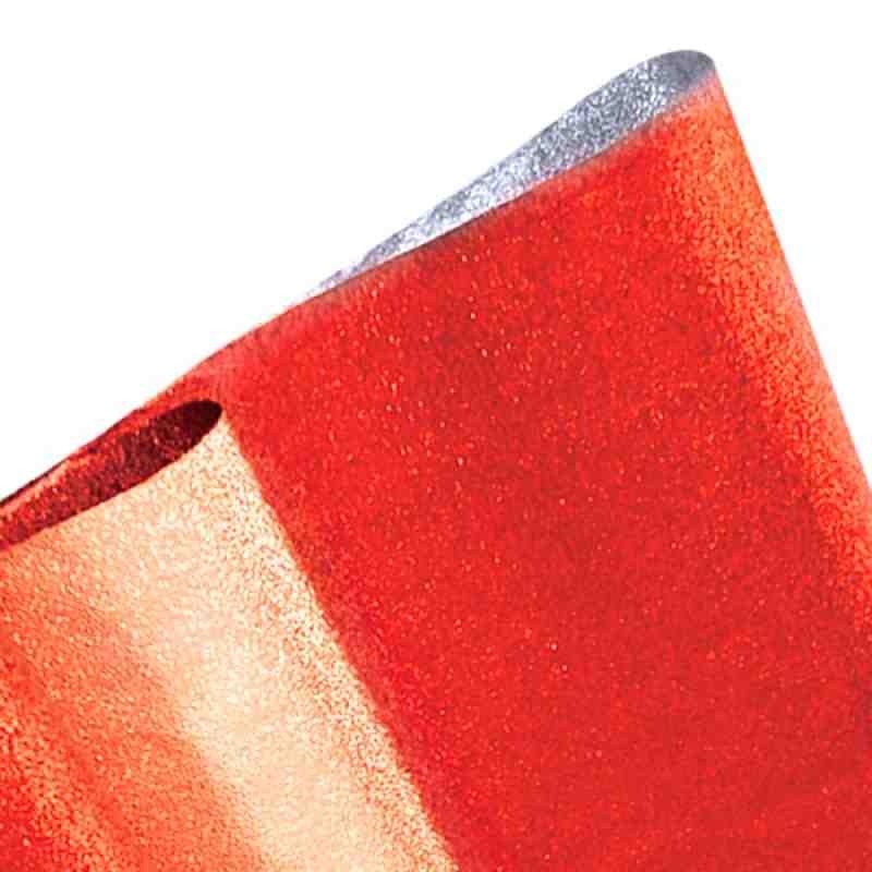 PAPEL MET. GOFRADO ROJO E.10 C.100