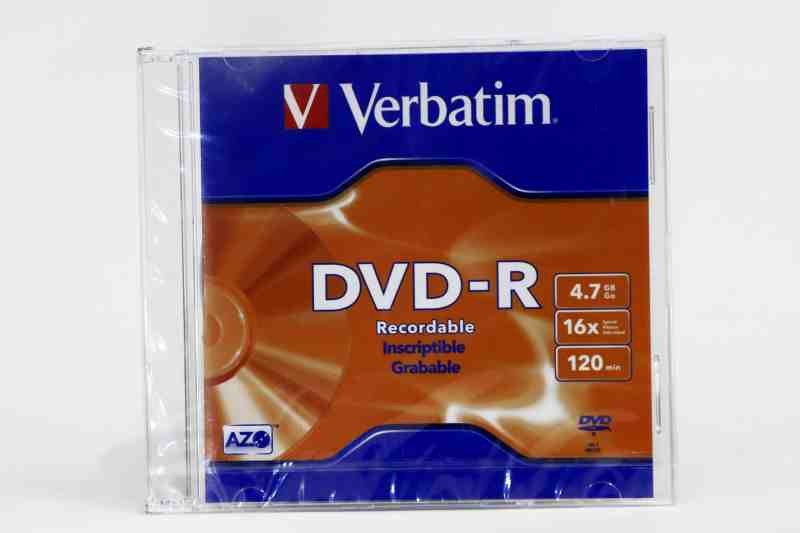 DVD-R VERBATIM 4.7GB 16X 120MIN. CAJA C1 95093
