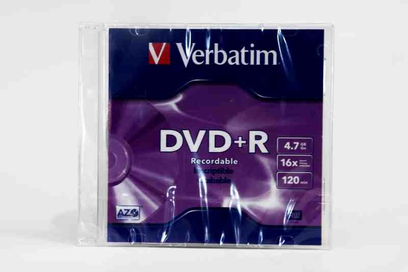 DVDR VERBATIM 4.7GB 16X 120MIN. REGRAB. CJ.C1 95059