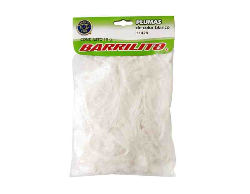 PLUMAS BARRILITO BLANCO F142B BOL.C18GR. E.24 C.72