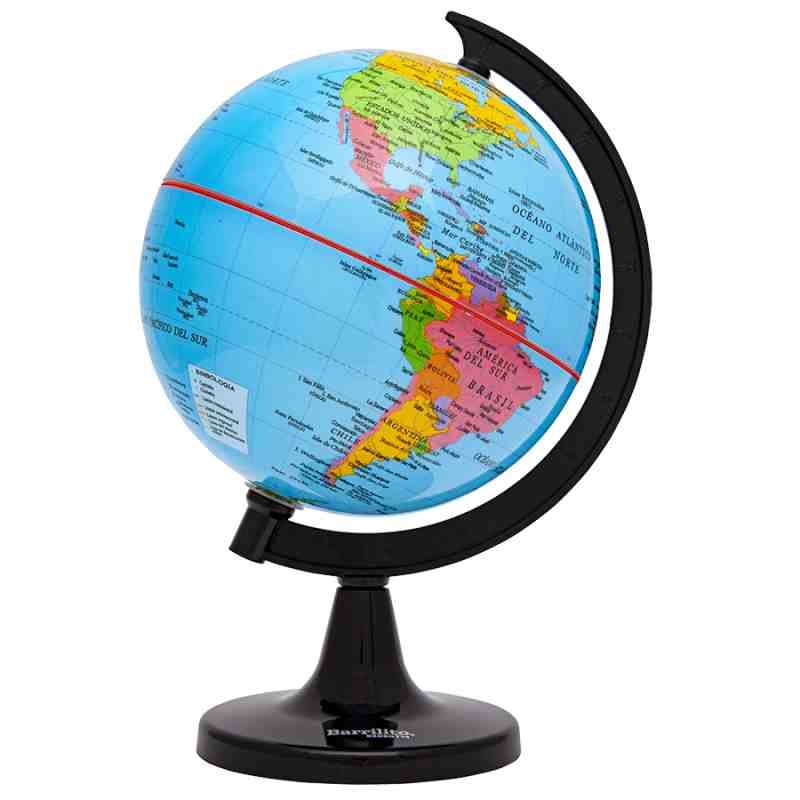 GLOBO TERRAQUEO 14.2CM AZUL CBASE PLAST GOBA 8609GT14 C18