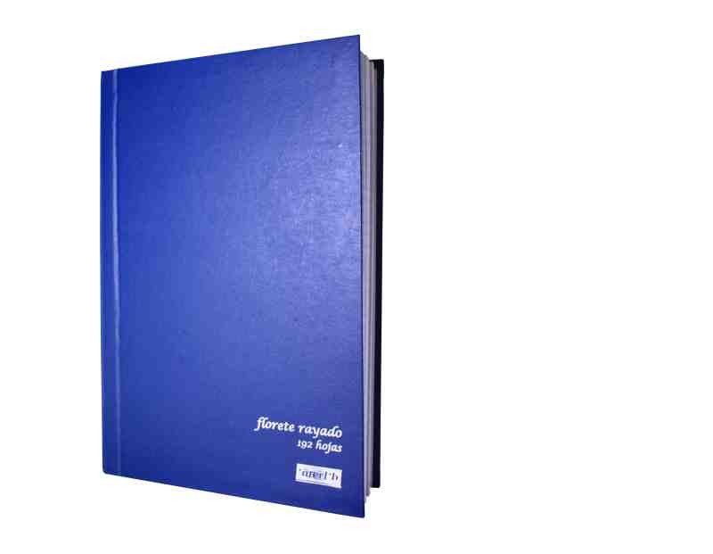 LIBRO FLORETE GRIS AZUL INTERLIB FF.192H.E.5 C.25