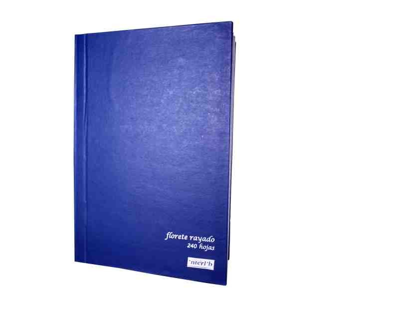 LIBRO FLORETE GRIS AZUL INTERLIB FF.240H.E.3 C.21
