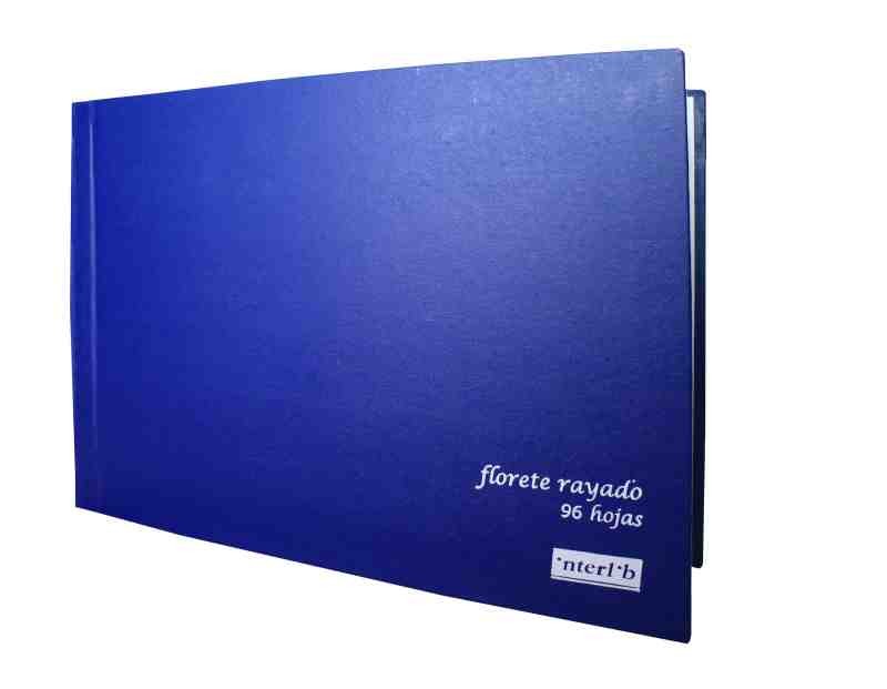 LIBRO FLORETE GRIS AZUL INTERLIB FI.96H.E.8 C.40