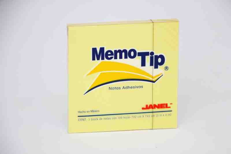 NOTAS ADH. 3X3 MEMOTIP 54 100H. AMARILLO C.144