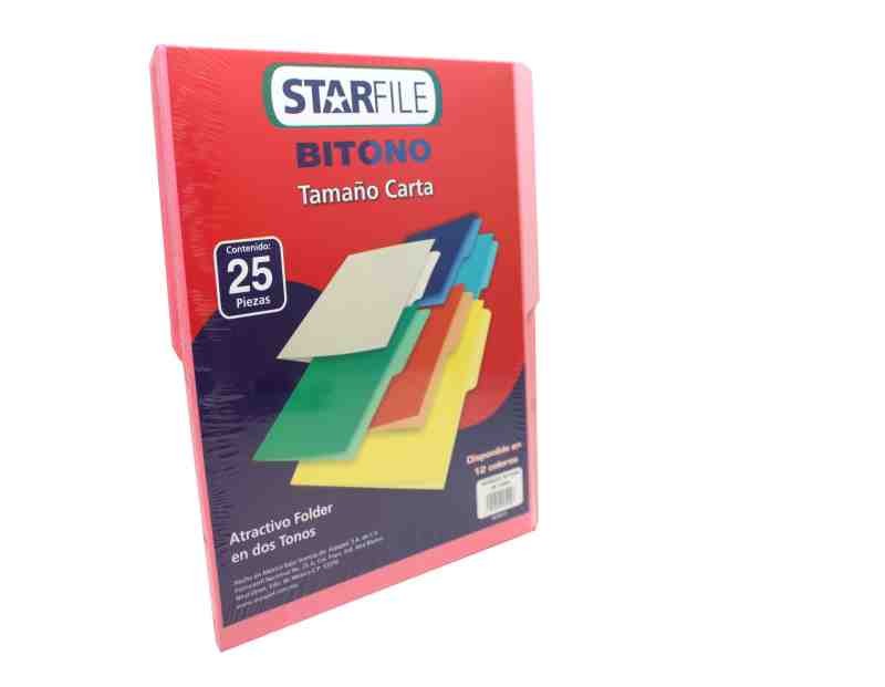 FOLDER BITONO CTA. STARFILE ROSA PAQ.C25 C.20