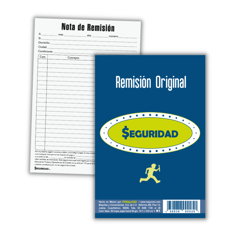 REMISION 18 CTA. ORIGINAL 50H. SEGURIDAD R-1 E.200