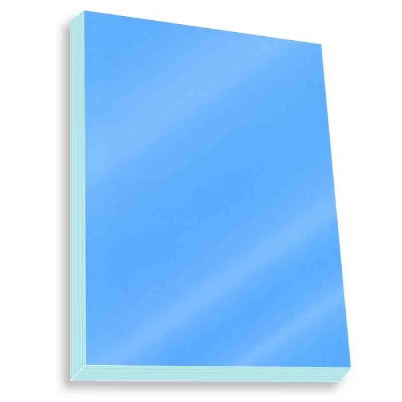 PAPEL LUSTRE SATINADO 49X66 CM. AZUL CIELO 501 25500