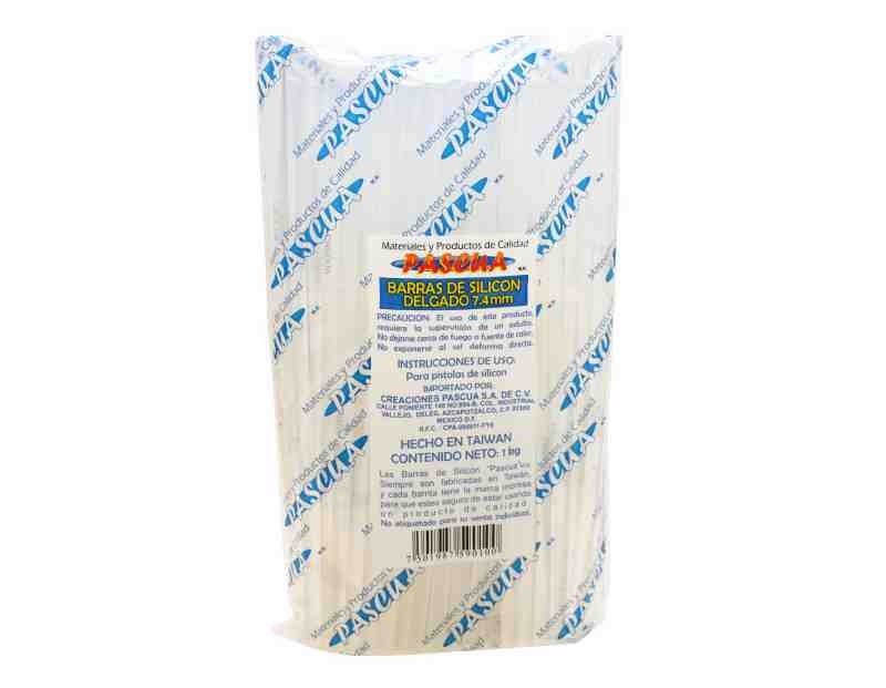 SILICON BARRA DELG. 7MMX25CM. PASCUA KILO C96 PZ.APROX 10