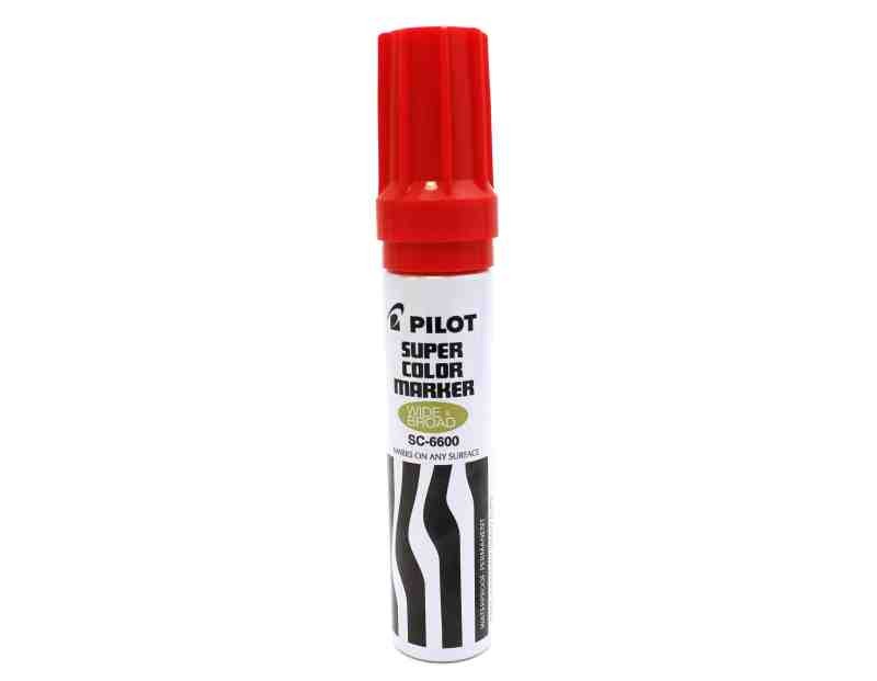 MARCADOR PERM. JUMBO SC6600 PILOT ROJO E.12 C.144