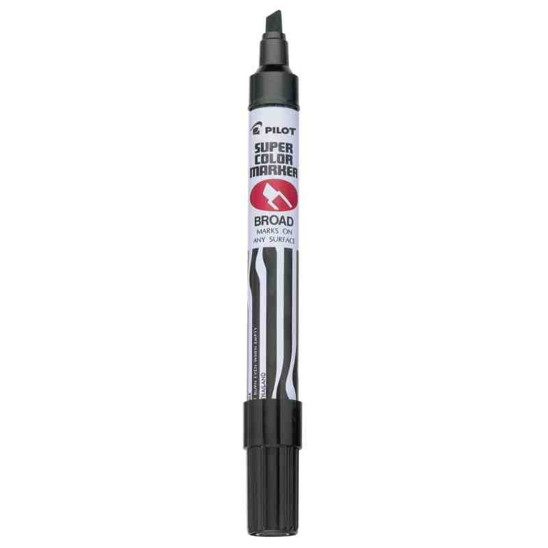 MARCADOR PERM. GRUESO MET. SCB PILOT NEGRO E.12 C.864