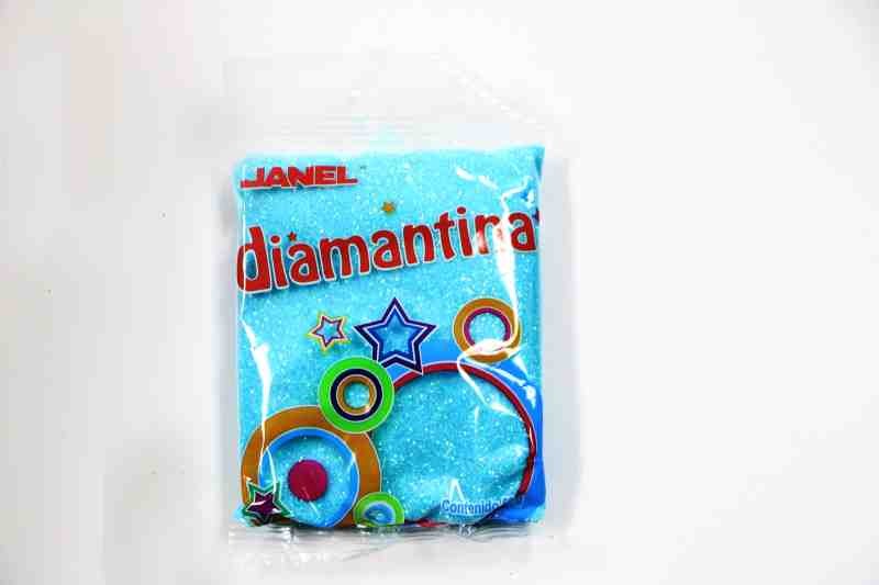 DIAMANTINA FINA BOL. 50G. 22 AZUL CIELOAZUL IRISADO E.20