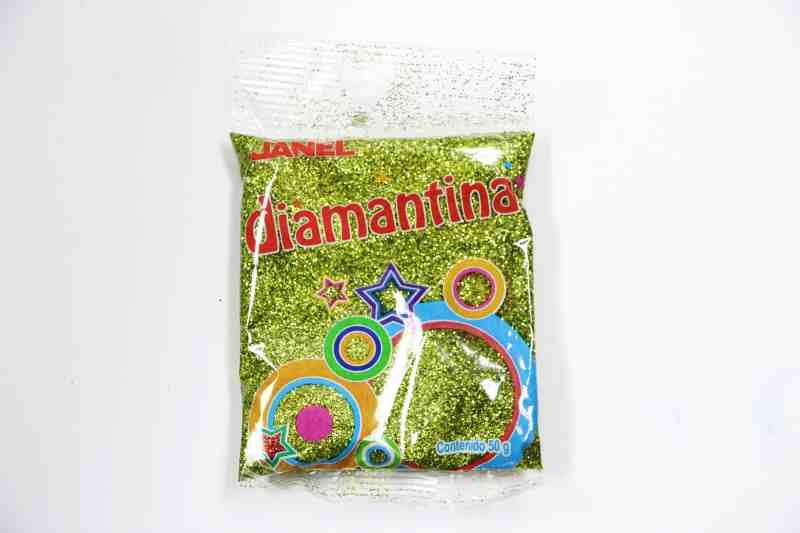 DIAMANTINA FINA BOL. 50G. 06 VERDE LIMON E.20