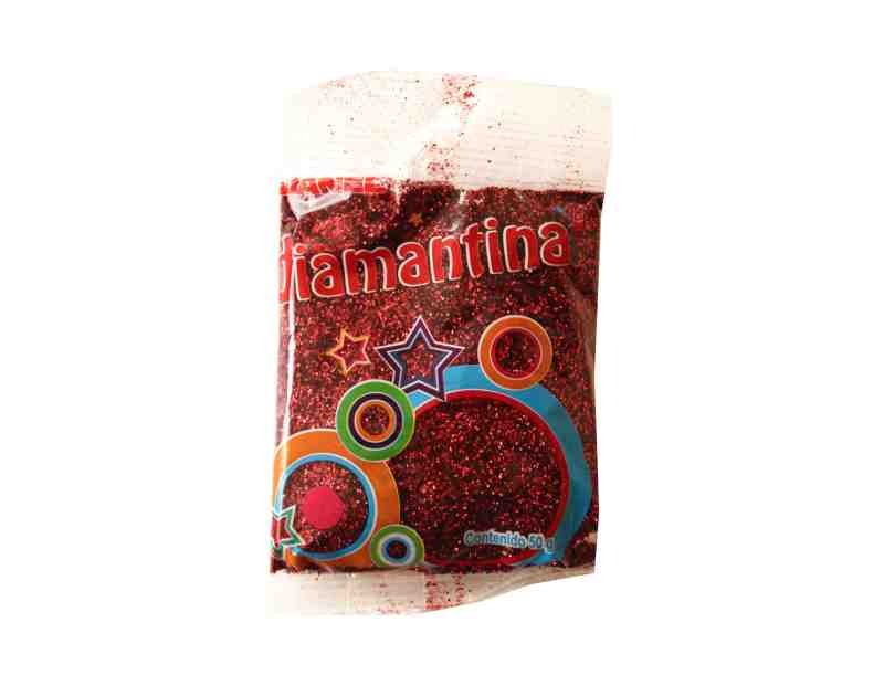 DIAMANTINA FINA BOL. 50G. 01 ROJO E.20