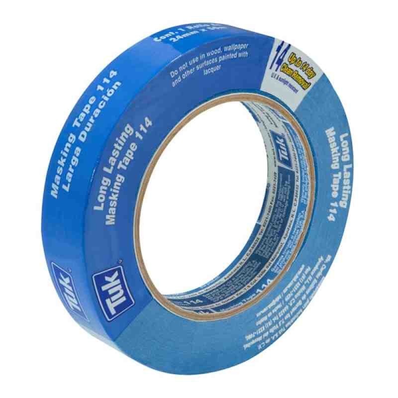 CINTA MASKING TAPE 18X50M. 114 TUK AZUL USO ARQUITEC.48