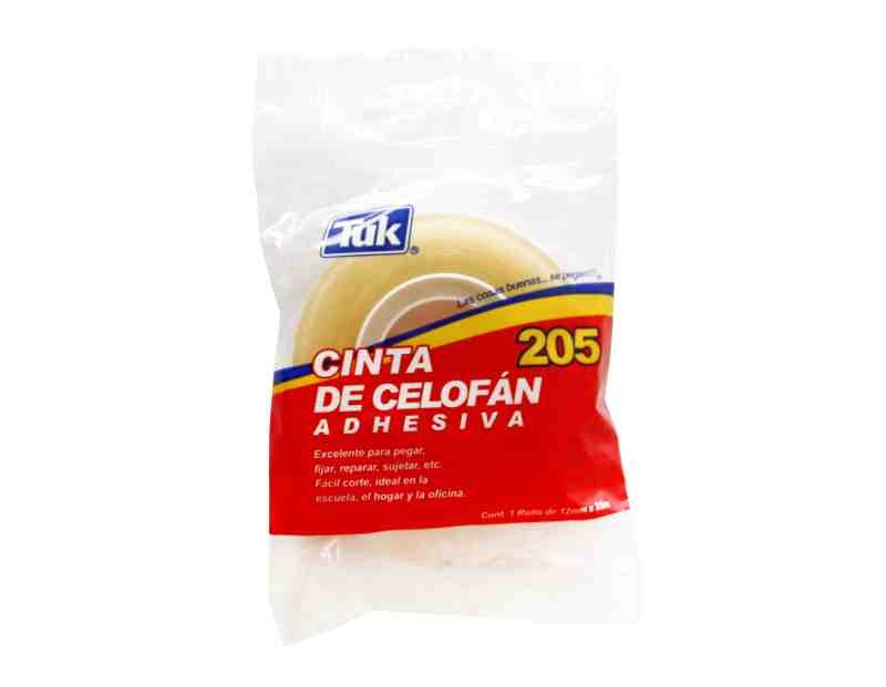 CINTA ADH. 12X33M. TRANSP. TUK 205 E.12 C.216