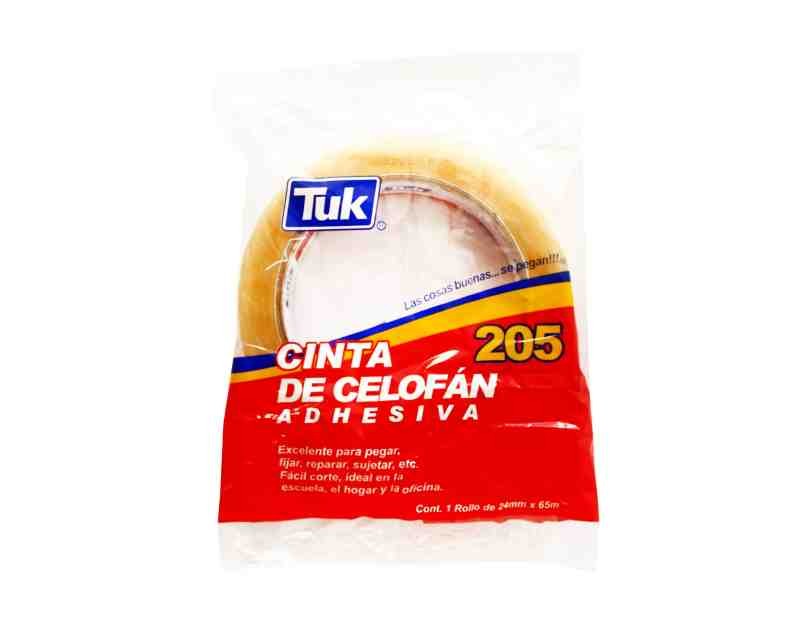 CINTA ADH. 24X65M. TRANSP. TUK 205 E.6 C.48