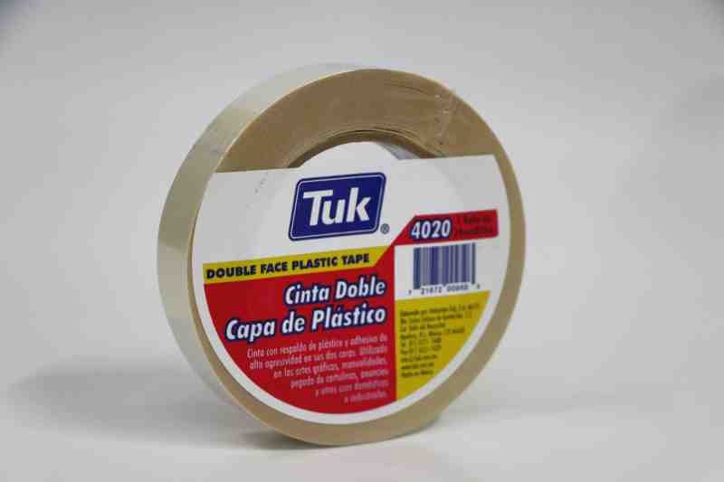 CINTA ADH. DOBLE CAPA PLAST. 24X50M. TUK 4021 C.36