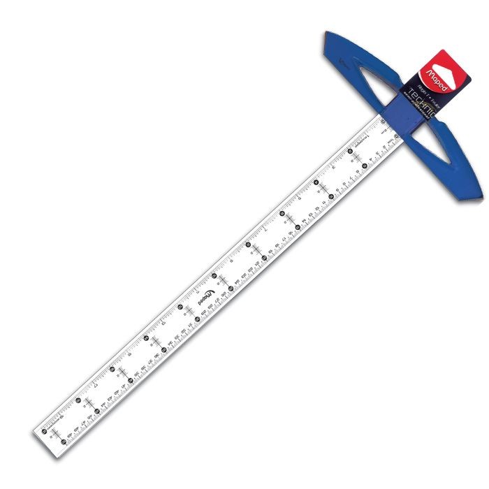REGLA T PLASTICO 60 CM. MAPED SB.CG. E.6